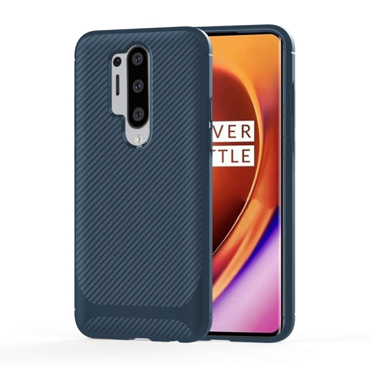 For OnePlus 8 Pro ENKAY ENK-PC012 Carbon Fiber Texture Solid Color TPU Slim Case Soft Cover