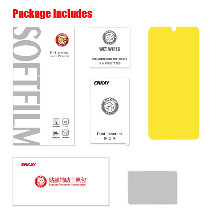 For Galaxy S20 Ultra ENKAY Hat-Prince 0.1mm 3D Full Screen Protector Explosion-proof Hydrogel Film