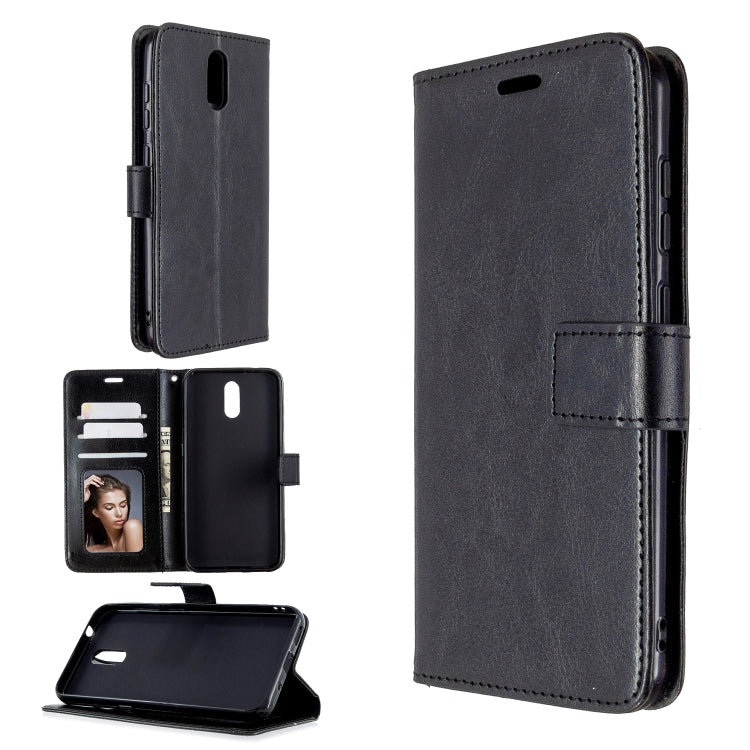 For Nokia 2.3 Crazy Horse Texture Horizontal Flip Leather Case with Holder & Card Slots & Wallet & Photo Frame