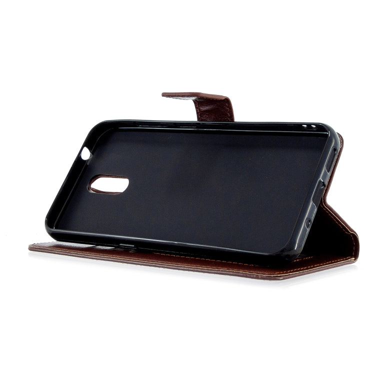 For Nokia 2.3 Crazy Horse Texture Horizontal Flip Leather Case with Holder & Card Slots & Wallet & Photo Frame