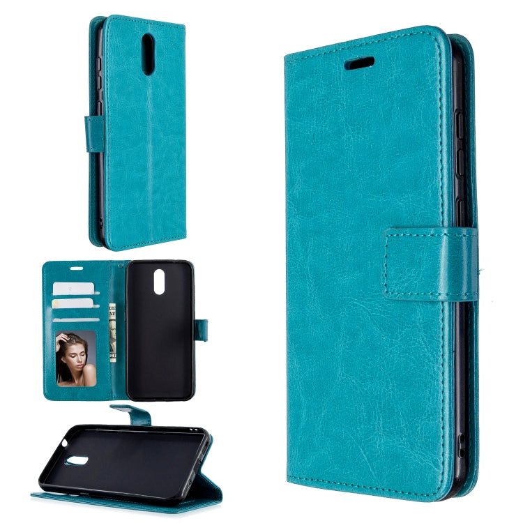 For Nokia 2.3 Crazy Horse Texture Horizontal Flip Leather Case with Holder & Card Slots & Wallet & Photo Frame