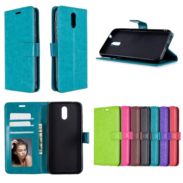 For Nokia 2.3 Crazy Horse Texture Horizontal Flip Leather Case with Holder & Card Slots & Wallet & Photo Frame