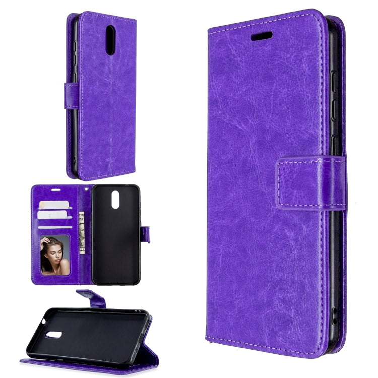 For Nokia 2.3 Crazy Horse Texture Horizontal Flip Leather Case with Holder & Card Slots & Wallet & Photo Frame