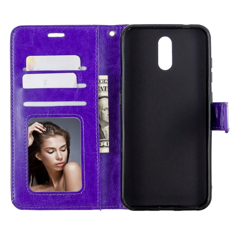 For Nokia 2.3 Crazy Horse Texture Horizontal Flip Leather Case with Holder & Card Slots & Wallet & Photo Frame