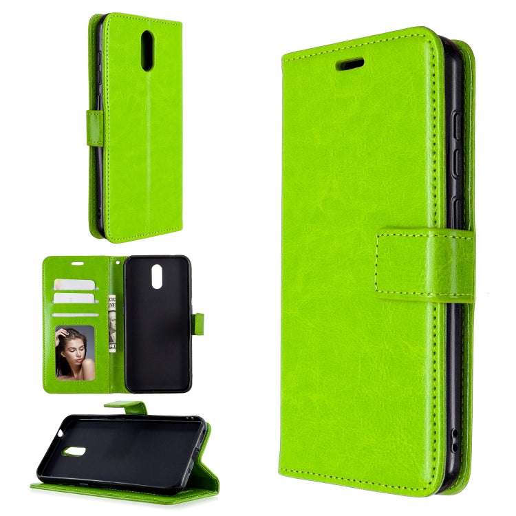 For Nokia 2.3 Crazy Horse Texture Horizontal Flip Leather Case with Holder & Card Slots & Wallet & Photo Frame