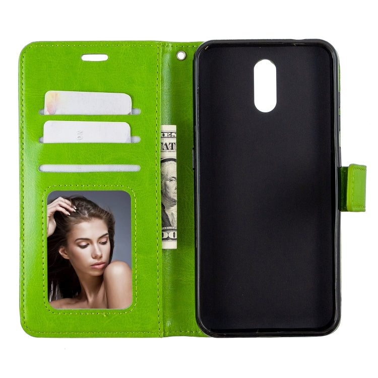 For Nokia 2.3 Crazy Horse Texture Horizontal Flip Leather Case with Holder & Card Slots & Wallet & Photo Frame