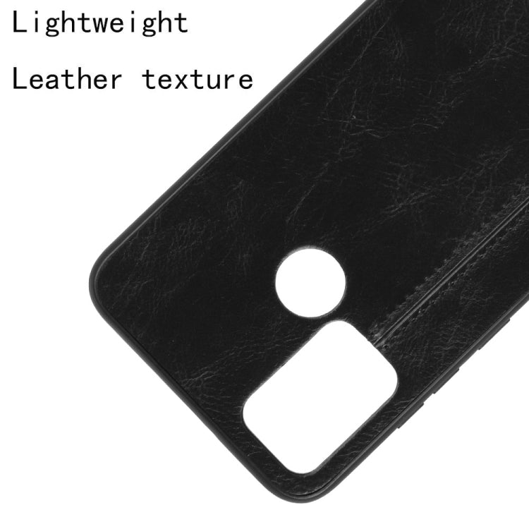 For Huawei Honor 9A Shockproof Sewing Cow Pattern Skin PC + PU + TPU Case