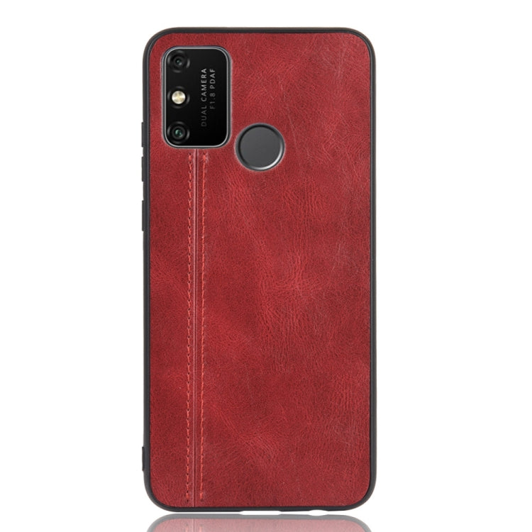 For Huawei Honor 9A Shockproof Sewing Cow Pattern Skin PC + PU + TPU Case