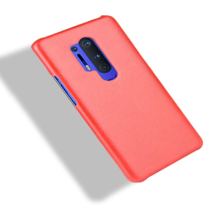 For OnePlus 8 Pro Shockproof Litchi Texture PC + PU Case