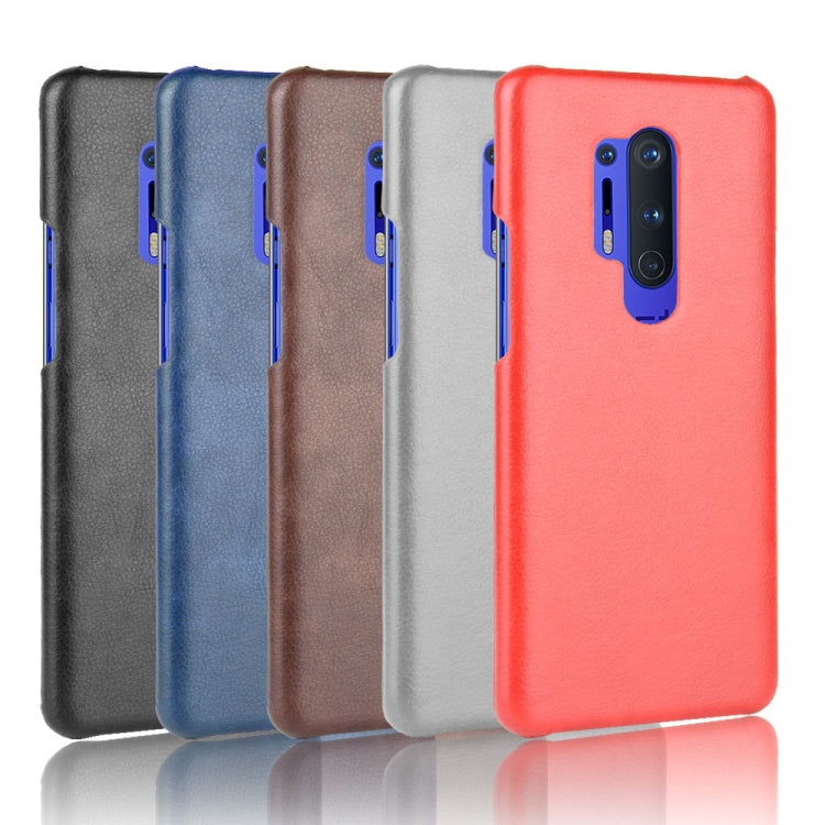 For OnePlus 8 Pro Shockproof Litchi Texture PC + PU Case