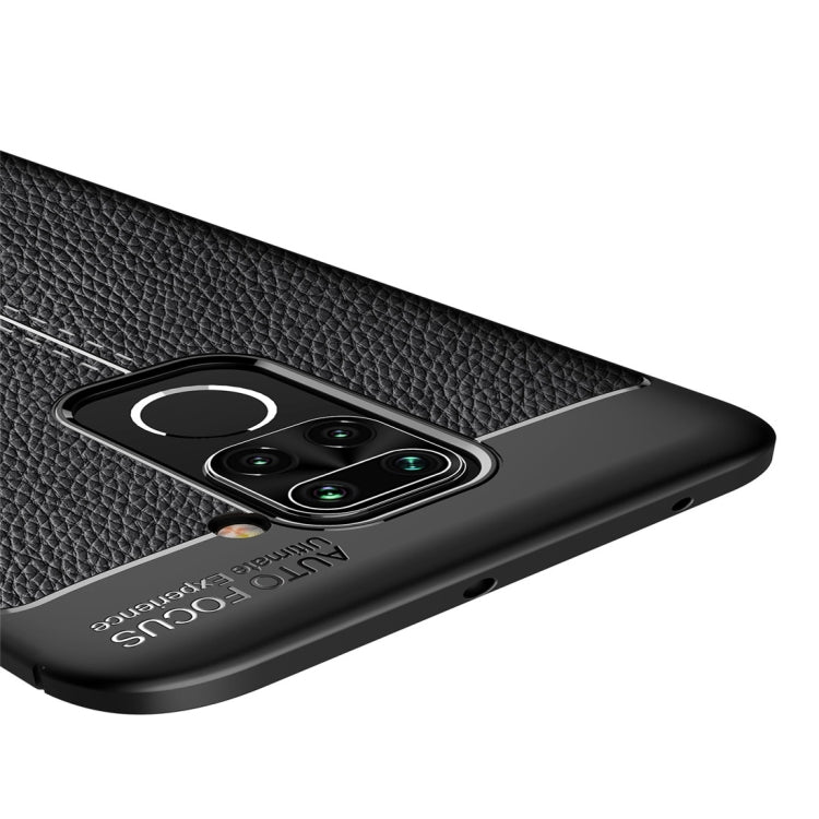 For Xiaomi Redmi Note9 Litchi Texture TPU Shockproof Case
