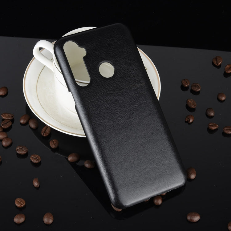 For Oppo Realme C3 (3 cameras) Shockproof Litchi Texture PC + PU Case