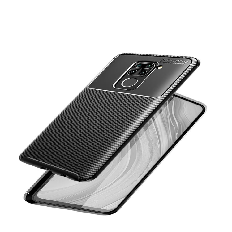 For Xiaomi Redmi Note9 Carbon Fiber Texture Shockproof TPU Case