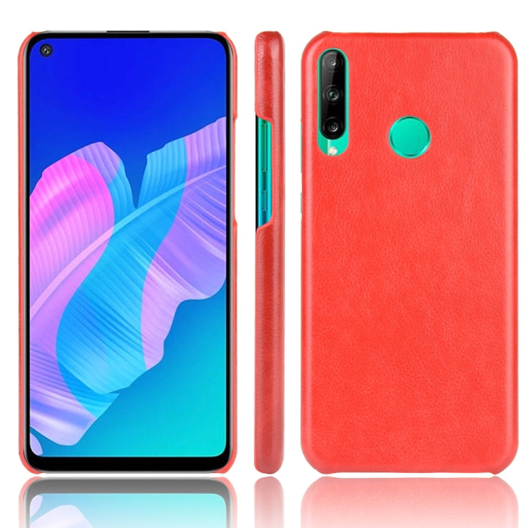 For Huawei P40 lite E/Y7p Shockproof Litchi Texture PC + PU Case