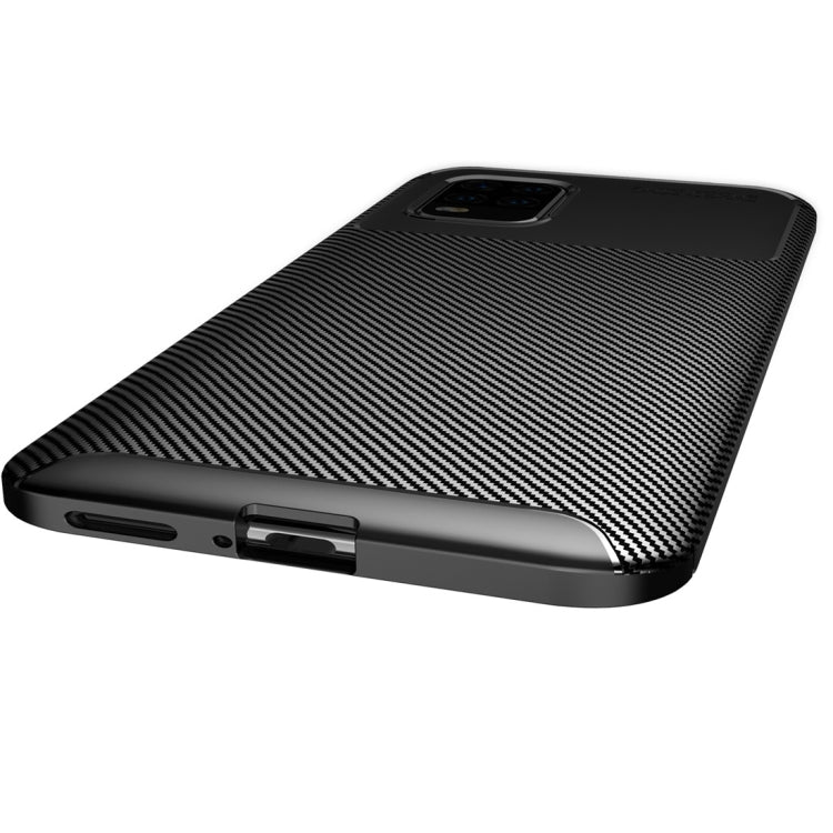 For Xiaomi 10 Lite Carbon Fiber Texture Shockproof TPU Case