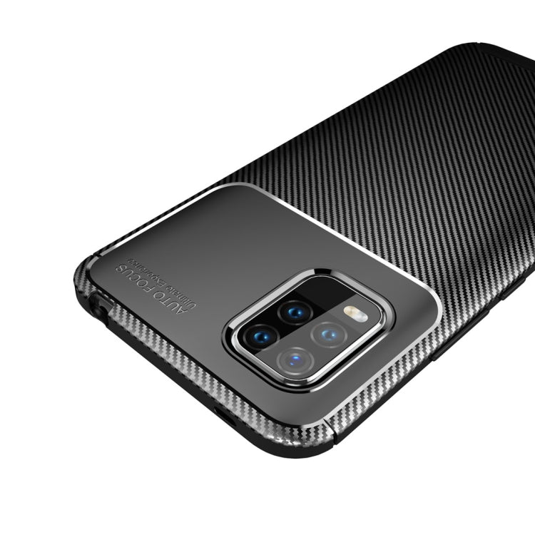 For Xiaomi 10 Lite Carbon Fiber Texture Shockproof TPU Case