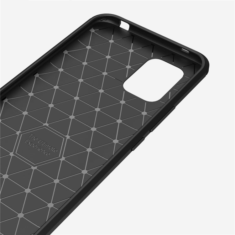 For Xiaomi 10 Lite Brushed Texture Carbon Fiber TPU Case