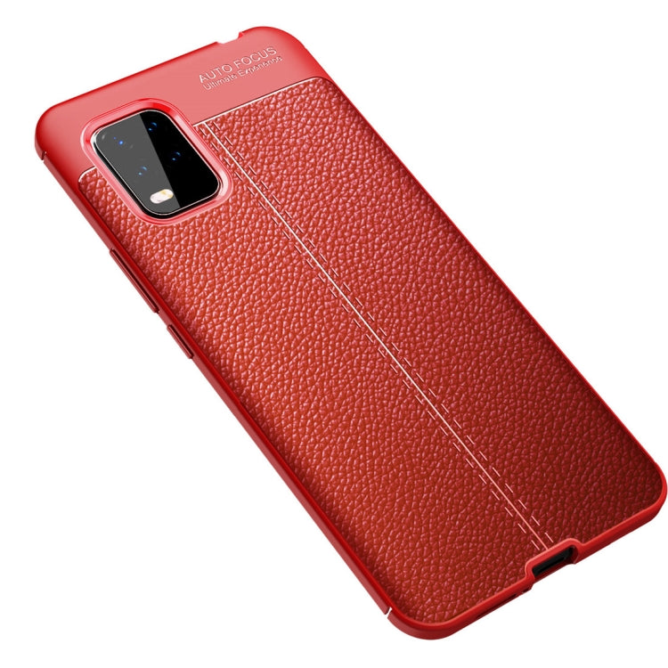 For Xiaomi 10 Lite Litchi Texture TPU Shockproof Case