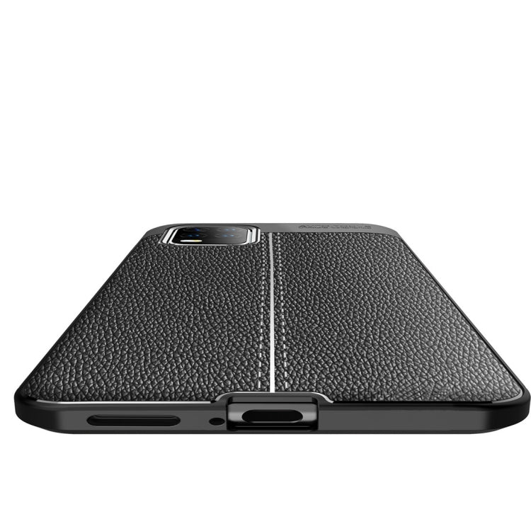 For Xiaomi 10 Lite Litchi Texture TPU Shockproof Case