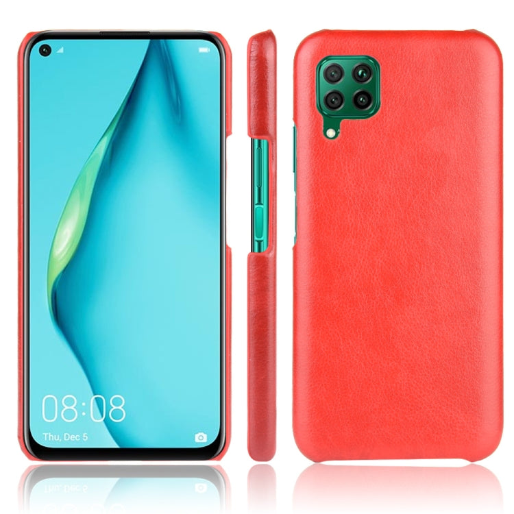 For Huawei P40 lite/Nova7i/Nova6 SE Shockproof Litchi Texture PC + PU Case