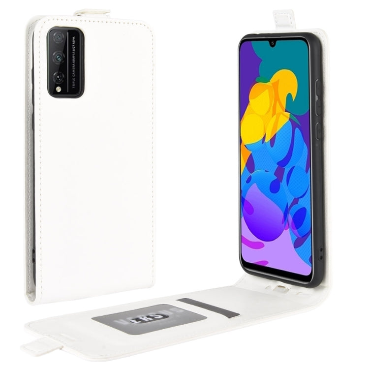 For Huawei Honor Play 4T Pro R64 Texture Single Vertical Flip Leather Protective Case with Card Slots & Photo Frame