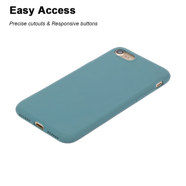 For iPhone SE 2022 / SE 2020 Solid Color Frosted TPU Phone Case