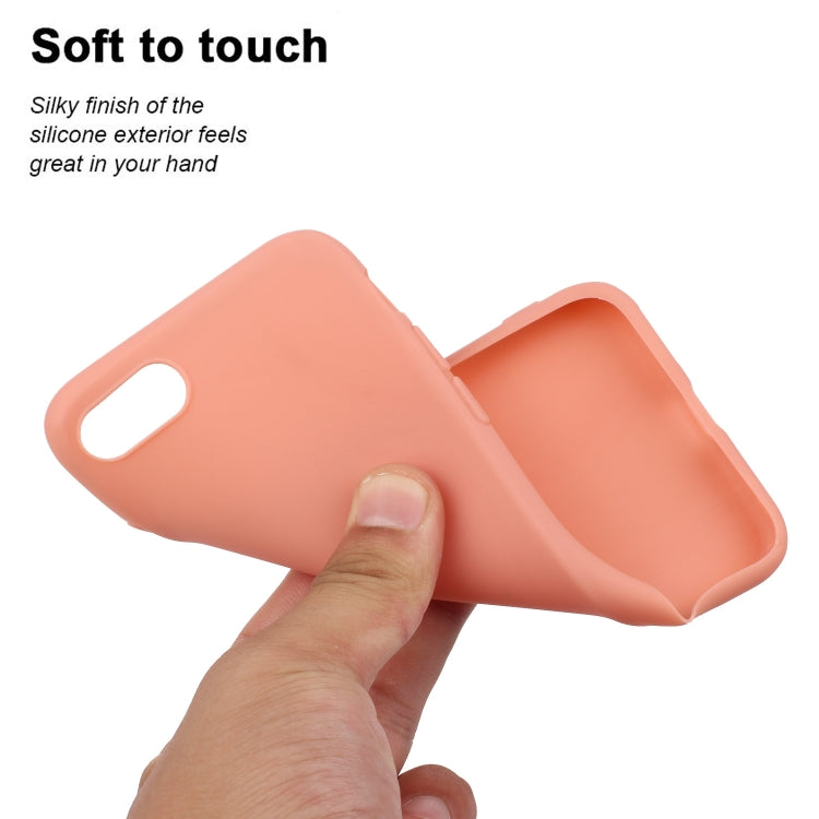 For iPhone SE 2022 / SE 2020 Solid Color Frosted TPU Phone Case