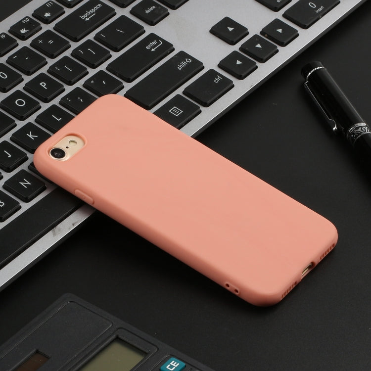 For iPhone SE 2022 / SE 2020 Solid Color Frosted TPU Phone Case