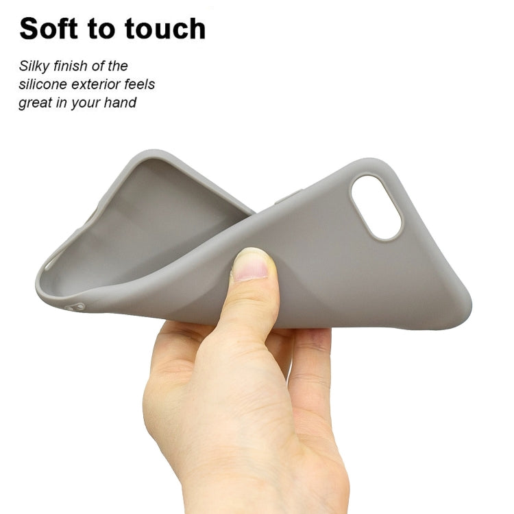 For iPhone SE 2022 / SE 2020 Solid Color Frosted TPU Phone Case