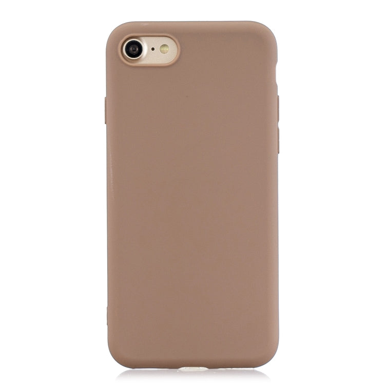 For iPhone SE 2022 / SE 2020 Solid Color Frosted TPU Phone Case