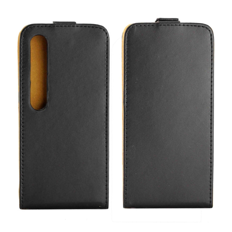For Xiaomi Mi10/Mi10Pro Business Style Vertical Flip TPU Leather Case with Card Slot(Black)