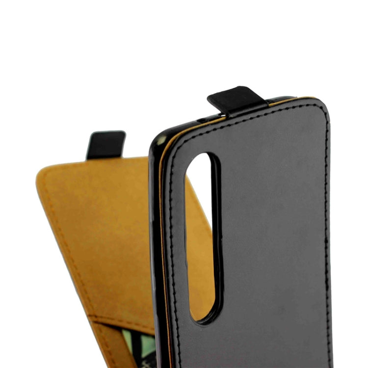 For Xiaomi Mi10/Mi10Pro Business Style Vertical Flip TPU Leather Case with Card Slot(Black)