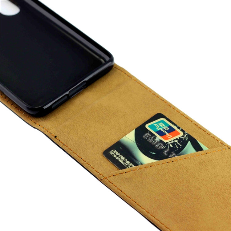 For Xiaomi Mi10/Mi10Pro Business Style Vertical Flip TPU Leather Case with Card Slot(Black)