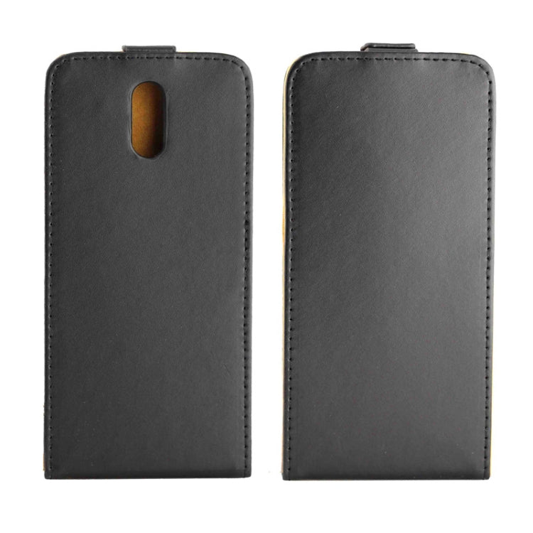 For Nokia 2.3 Business Style Vertical Flip TPU Leather Case with Card Slot(Black)