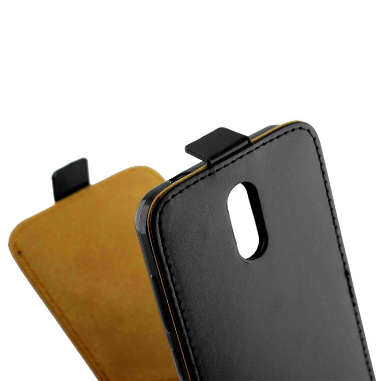 For Nokia 2.3 Business Style Vertical Flip TPU Leather Case with Card Slot(Black)