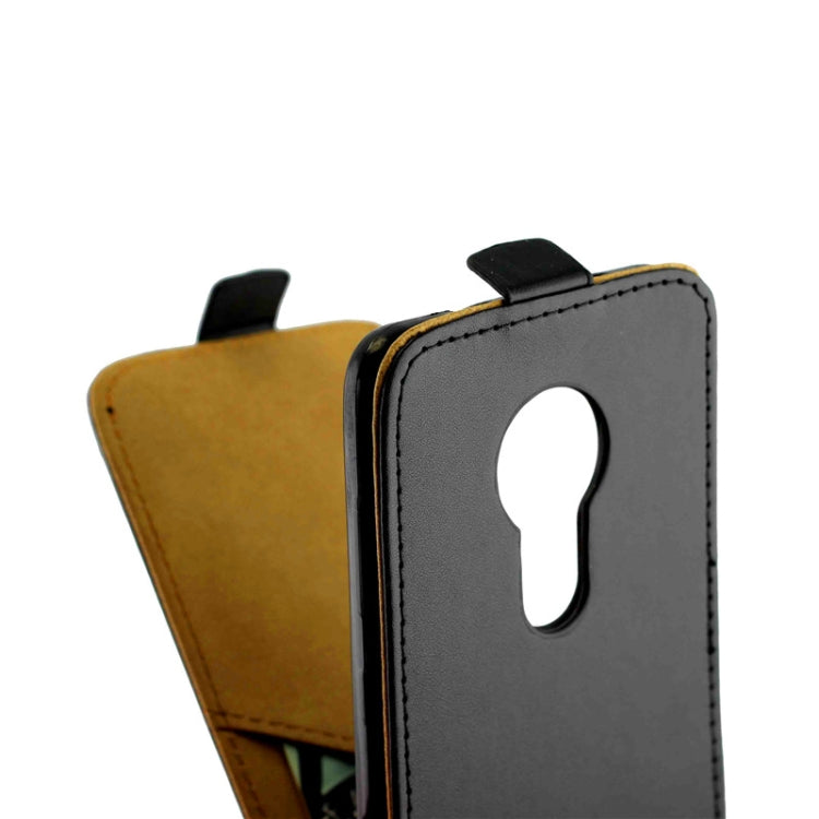 For Nokia 7.2 Business Style Vertical Flip TPU Leather Case with Card Slot(Black)