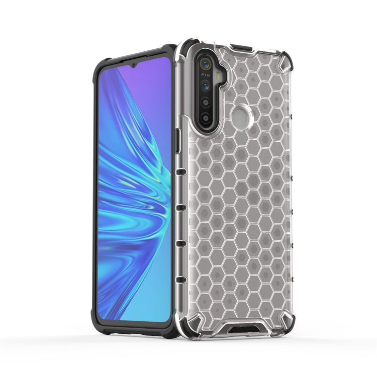 For OPPO Realme 5i  Shockproof Honeycomb PC + TPU Case