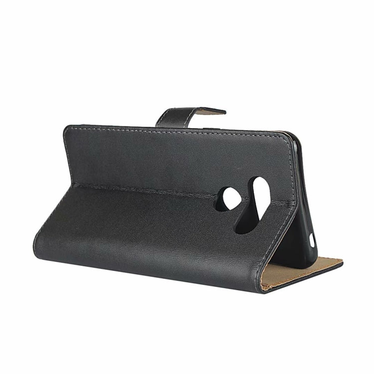 For LG K50S Leather Horizontal Flip Case with Magnetic Clasp Bracket & Card Slot & Wallet(Black)