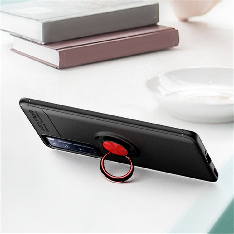 For Huawei Nova 7 Pro Metal Ring Holder 360 Degree Rotating TPU Case