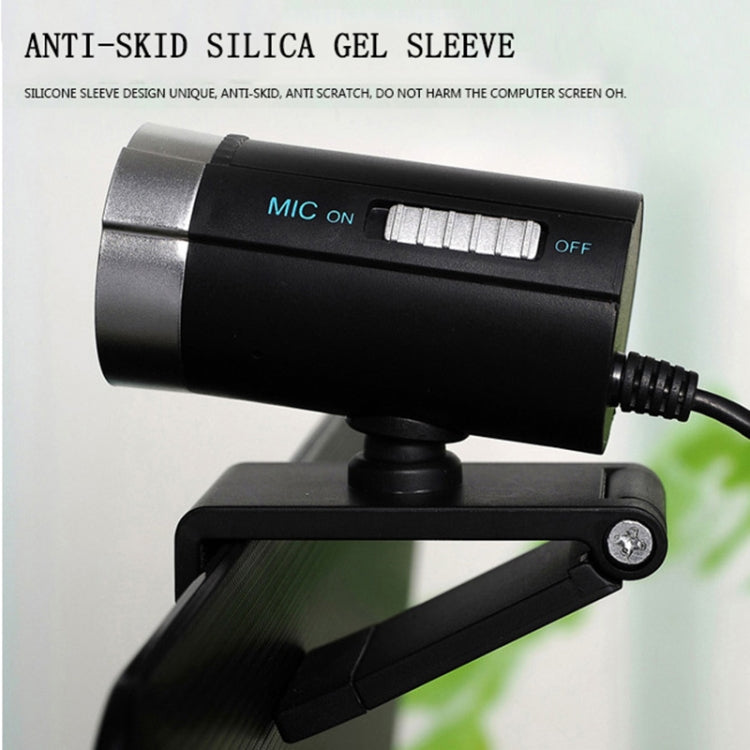 Gsou A20 USB Webcam 1.3 million HD PC Camera Web Cam 360 Degree MIC Clip-on Night Vision For Skype Computer Desktop