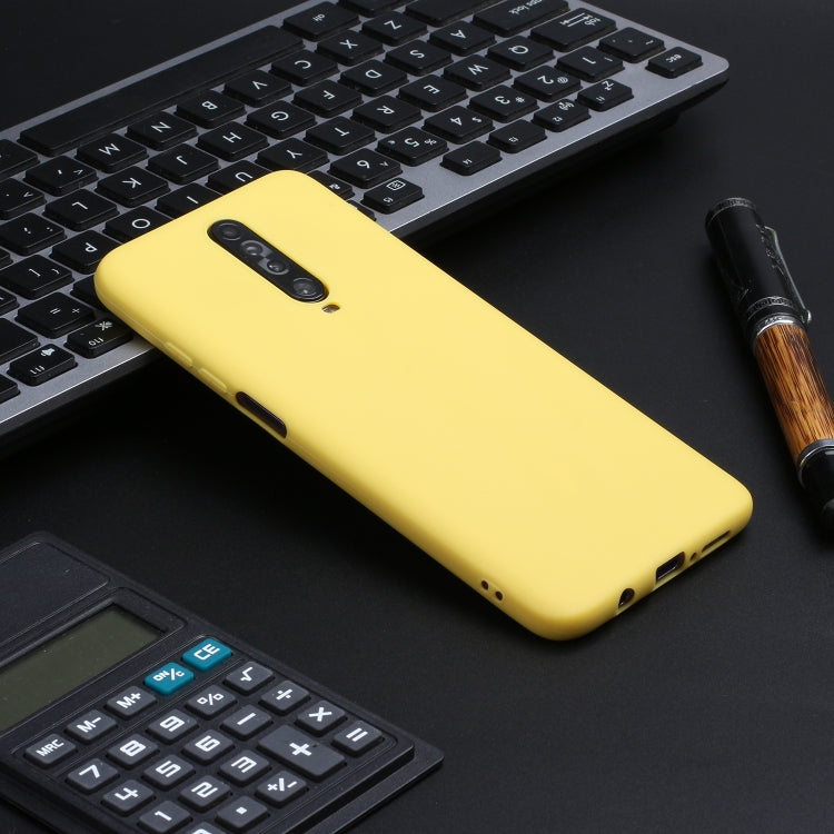 For Xiaomi Redmi K30 Solid Color Frosted TPU Phone Case