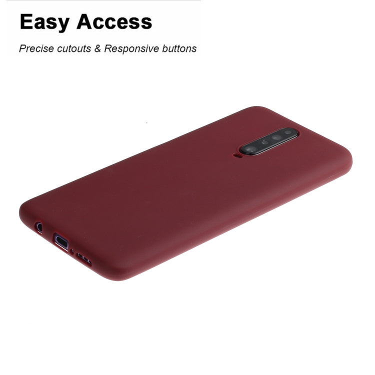 For Xiaomi Redmi K30 Solid Color Frosted TPU Phone Case