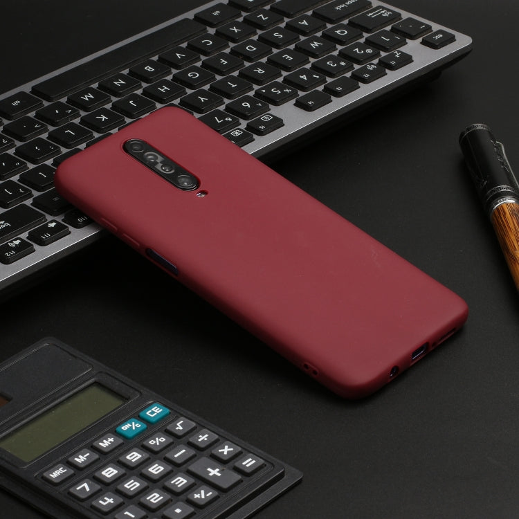 For Xiaomi Redmi K30 Solid Color Frosted TPU Phone Case