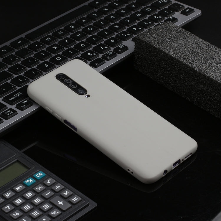 For Xiaomi Redmi K30 Solid Color Frosted TPU Phone Case