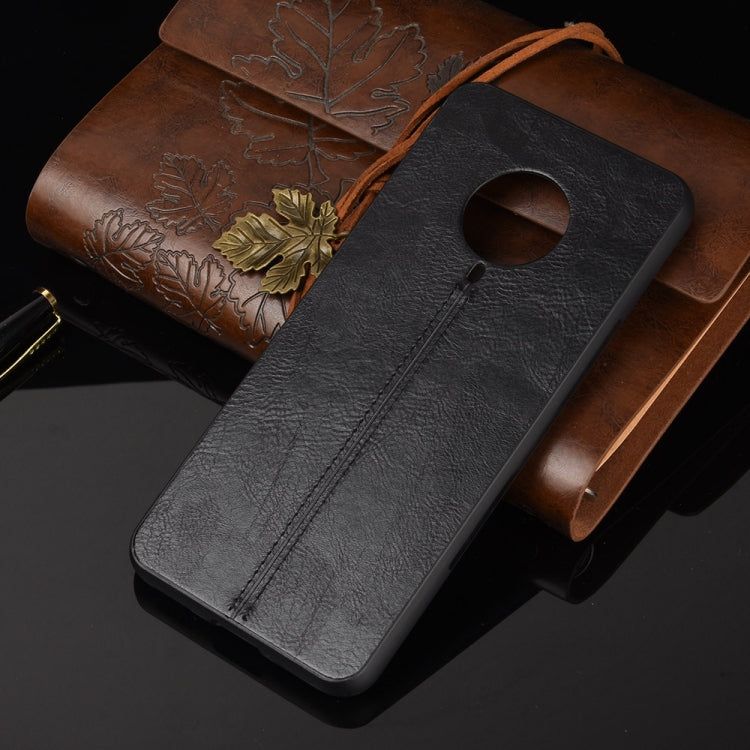 For Vivo S6 Shockproof Sewing Cow Pattern Skin PC + PU + TPU Case