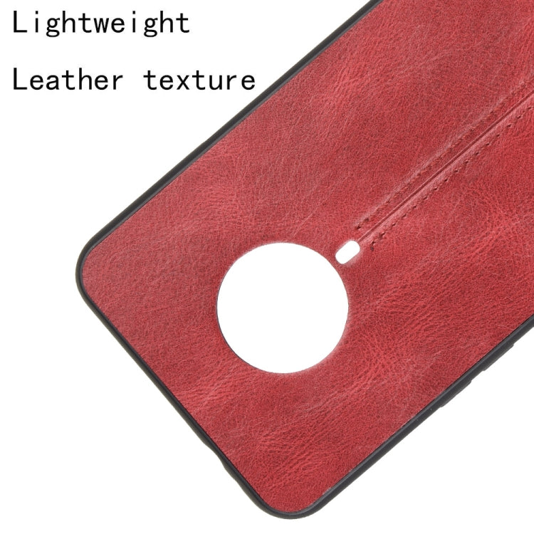 For Vivo S6 Shockproof Sewing Cow Pattern Skin PC + PU + TPU Case