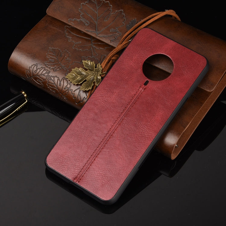 For Vivo S6 Shockproof Sewing Cow Pattern Skin PC + PU + TPU Case