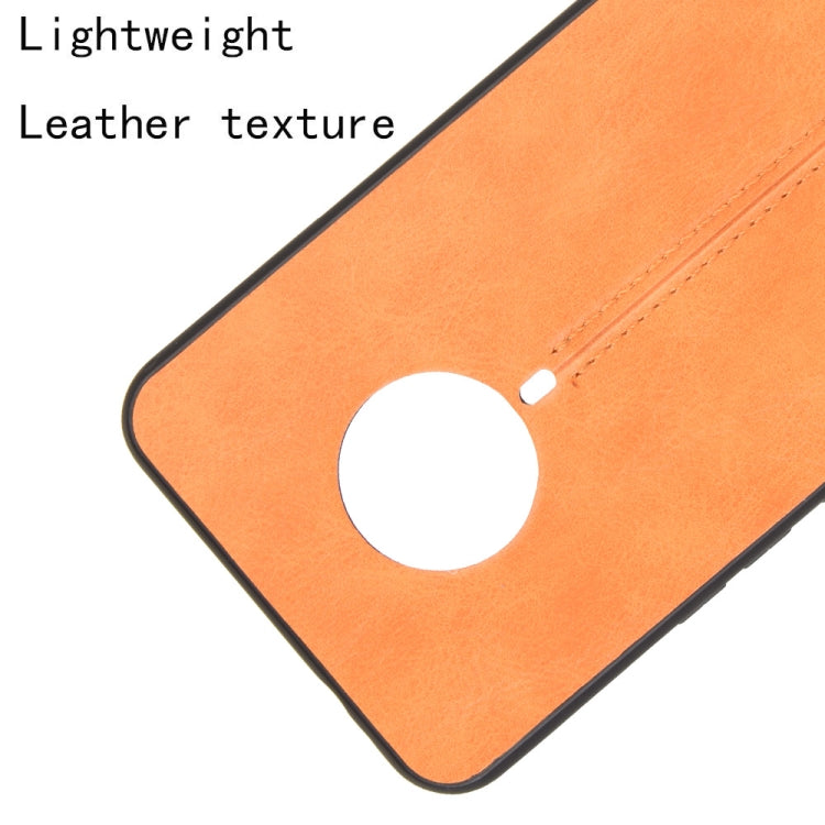 For Vivo S6 Shockproof Sewing Cow Pattern Skin PC + PU + TPU Case