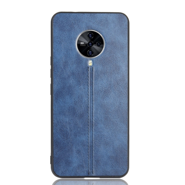 For Vivo S6 Shockproof Sewing Cow Pattern Skin PC + PU + TPU Case