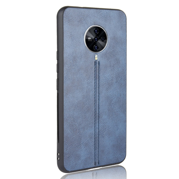 For Vivo S6 Shockproof Sewing Cow Pattern Skin PC + PU + TPU Case